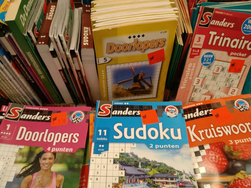 Diverse soorten puzzelboekjes